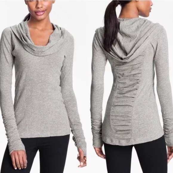 Zella Tops - Zella cowl neck hooded lightweight long sleeve